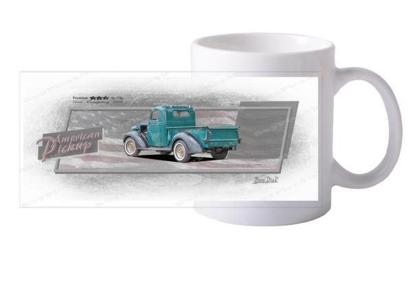 Keramiktasse mit Motiv von Pickup KTaPu2020-2